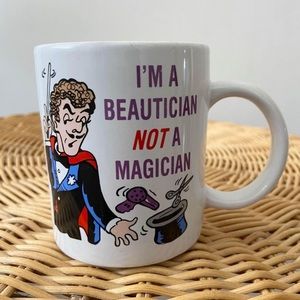 Funny 90’s Vintage Mug Makeup Artist Hairstylist Esthetician Mug